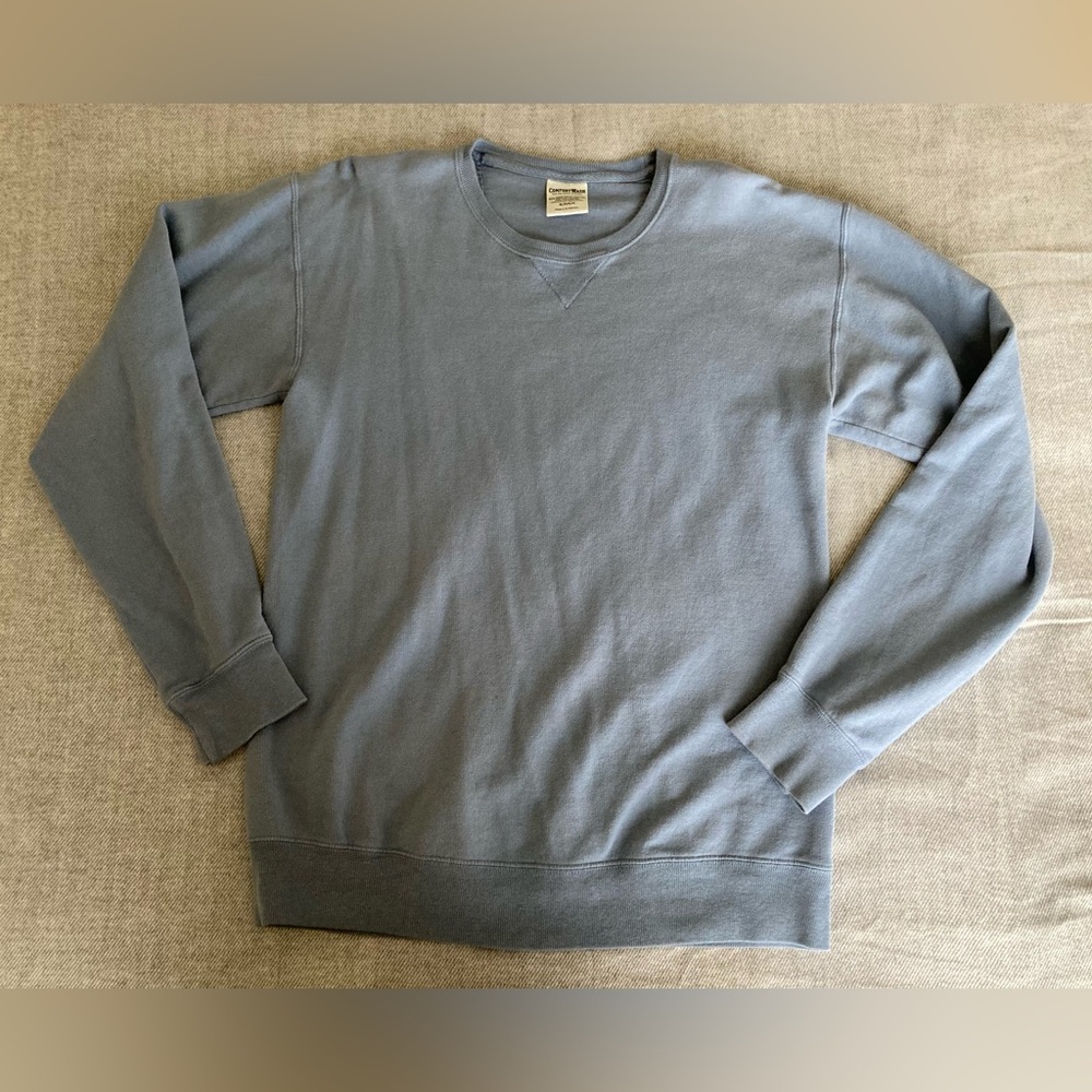 ✨ 5/$15 ComfortWash by Hanes Garment-Dyed Crewneck Sweatshirt